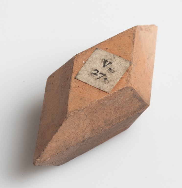 model of a gypsum crystal, Romé de L’Isle